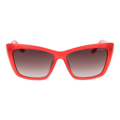 Guess Women’s Sunglasses – Rose Cat Eye Frame, Grey Lenses