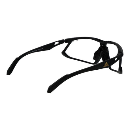 Adidas Unisex Sunglasses – Black Half-Rim Frame, Yellow Mirrored Lenses