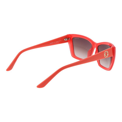 Guess Women’s Sunglasses – Rose Cat Eye Frame, Grey Lenses