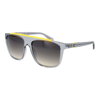 Guess Men’s Sunglasses – Grey Square Frame, Grey Gradient Lenses