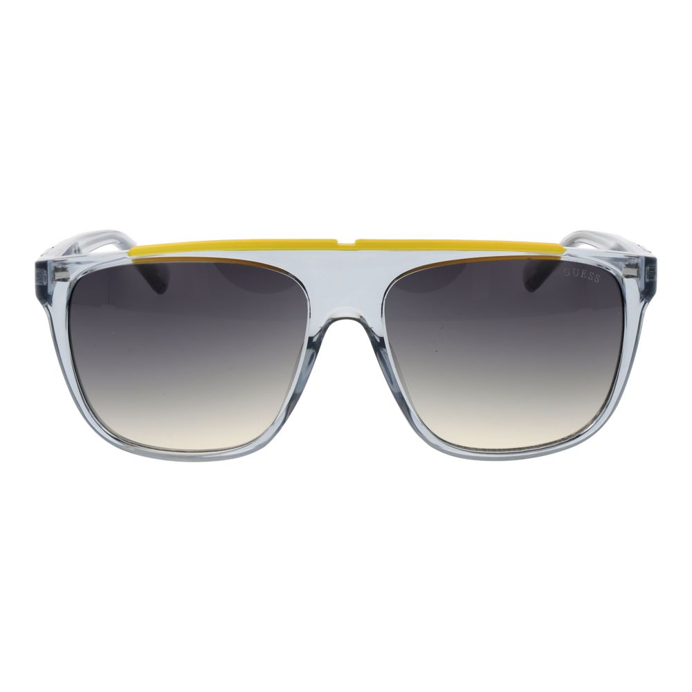 Guess Men’s Sunglasses – Grey Square Frame, Grey Gradient Lenses