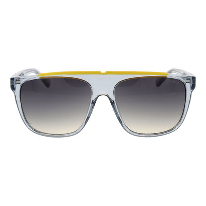 Guess Men’s Sunglasses – Grey Square Frame, Grey Gradient Lenses