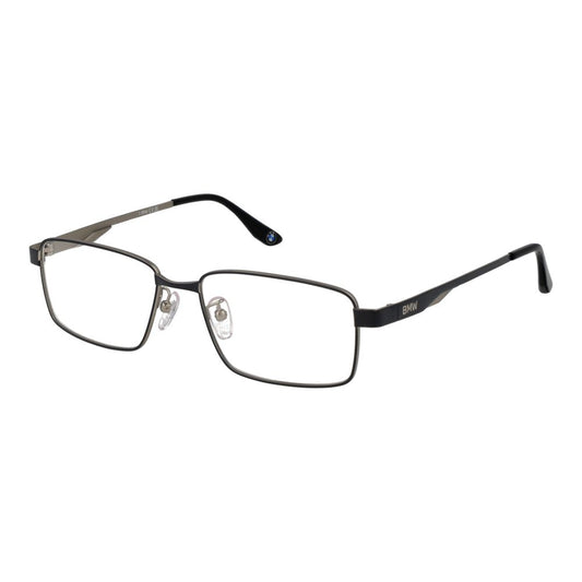 BMW Men's Optical Glasses – Gunmetal Square Frame, 56mm