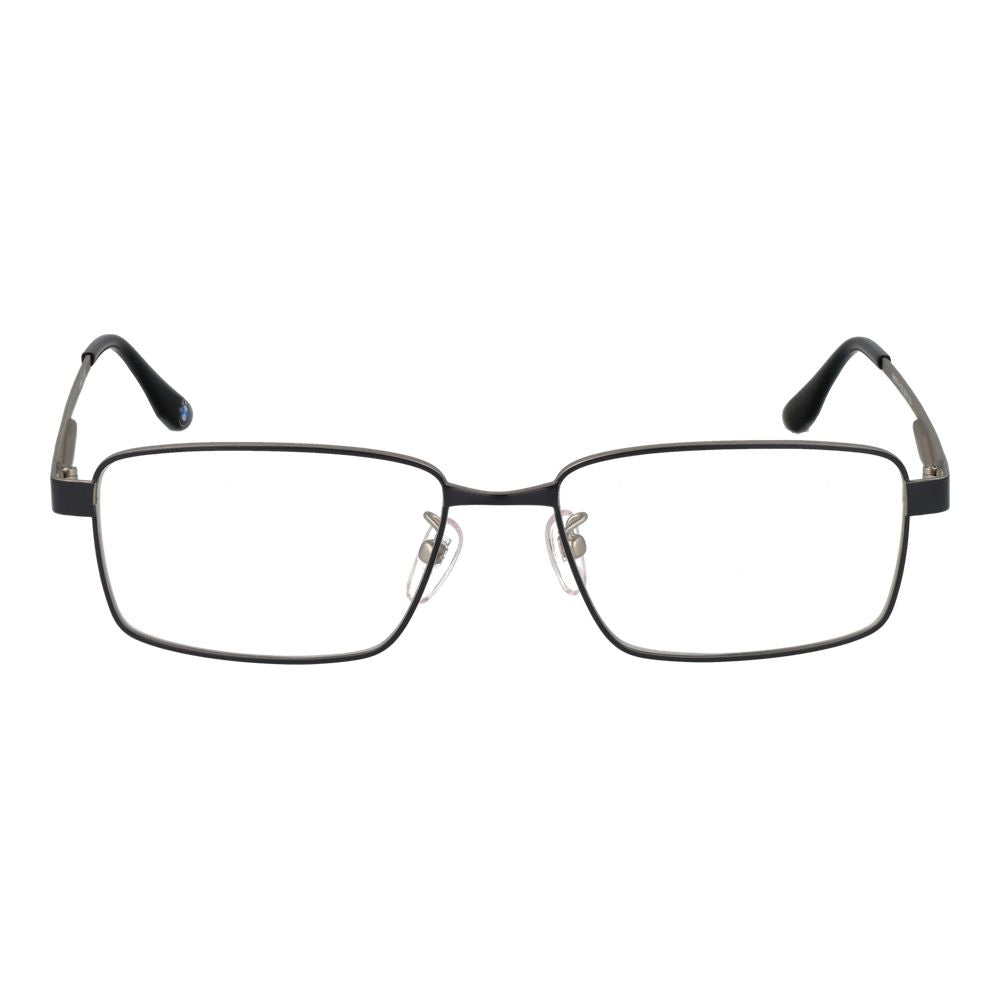 BMW Men's Optical Glasses – Gunmetal Square Frame, 56mm