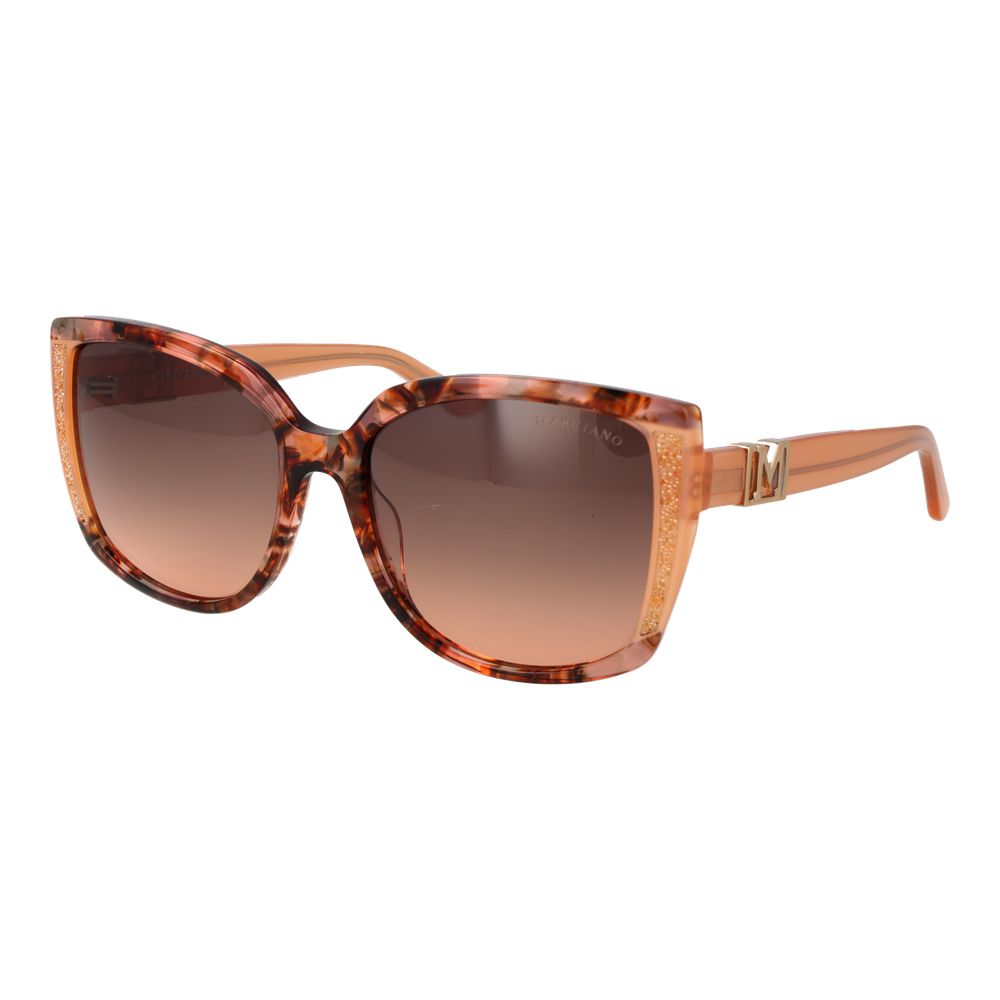 Marciano by Guess Women's Sunglasses – Multicolor Butterfly Frame, Coral Gradient Lenses