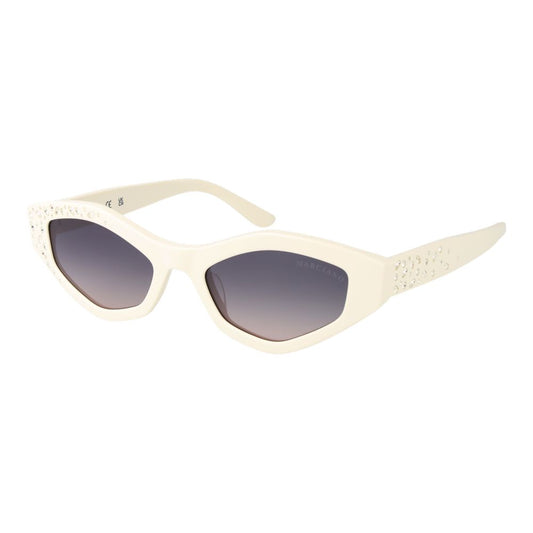 Marciano by Guess Women’s Sunglasses – White Oval Frame, Purple Gradient Lenses