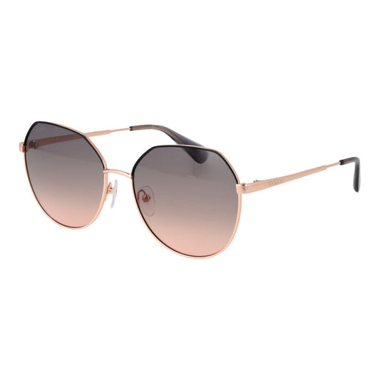 Max & Co Women’s Sunglasses – Rose Gold Full-Rim Frame, Grey Gradient Lenses