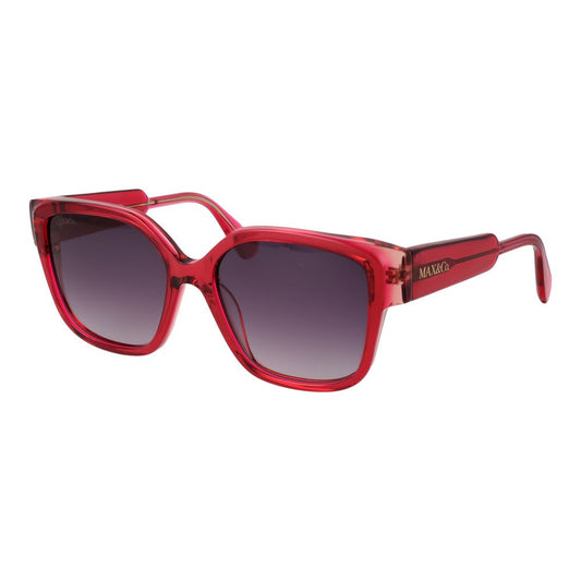 Max & Co Women's Sunglasses – Rose Butterfly Frame, Purple Gradient Lenses