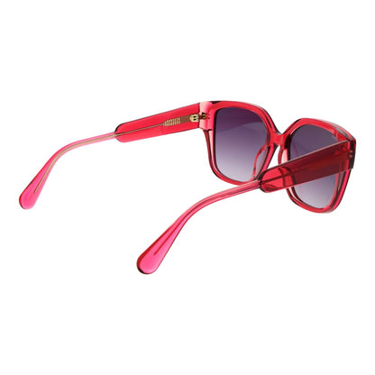 Max & Co Women's Sunglasses – Rose Butterfly Frame, Purple Gradient Lenses
