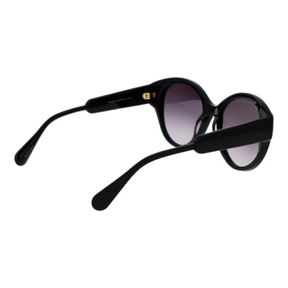 Max & Co Women’s Sunglasses – Black Round Frame, Grey Gradient Lenses