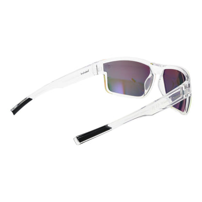 Timberland Men's Transparent Plastic Sunglasses – Orange Polarised Lenses