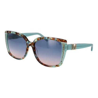 Marciano by Guess Women’s Sunglasses – Multicolour Butterfly Frame, Blue Gradient Lenses