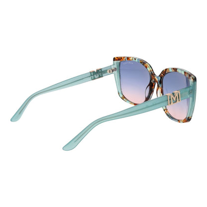 Marciano by Guess Women’s Sunglasses – Multicolour Butterfly Frame, Blue Gradient Lenses