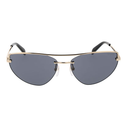 Emilio Pucci Women’s Sunglasses – Gold Cat Eye Frame, Grey Lenses