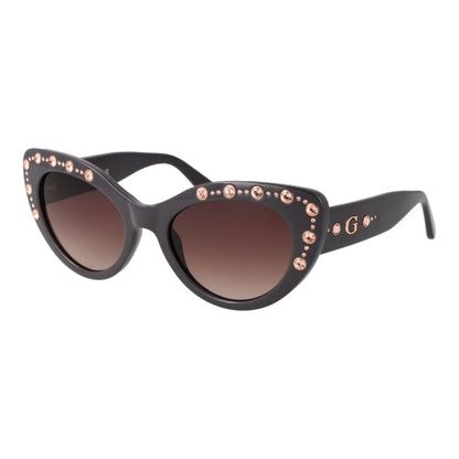 Guess Women’s Sunglasses – Grey Cat Eye Frame, Brown Gradient Lenses