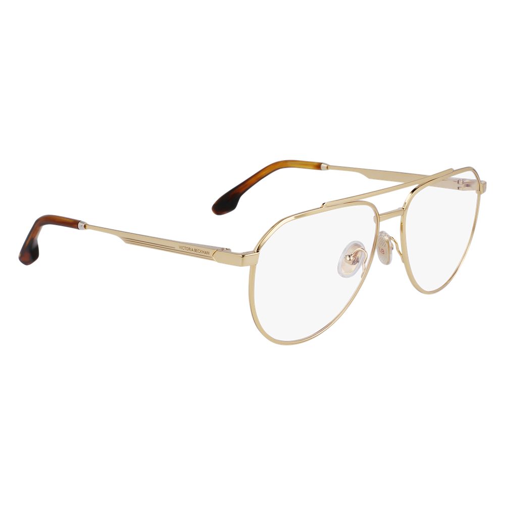 Victoria Beckham Women's Gold Metal Glasses - Full-Rim Aviator