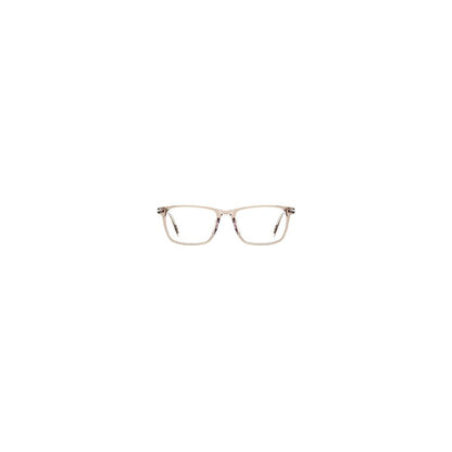 David Beckham Men's Optical Glasses – Beige Rectangle Frame