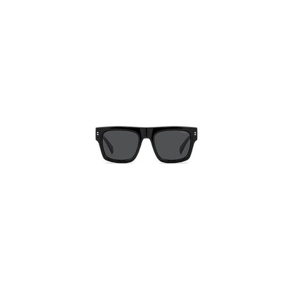 Polaroid Men’s Sunglasses – Black Square Frame, Grey Polarized Lenses