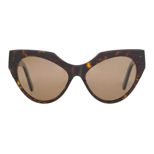 Andy Wolf Women’s Sunglasses – Brown Cat Eye Frame, Brown Lenses