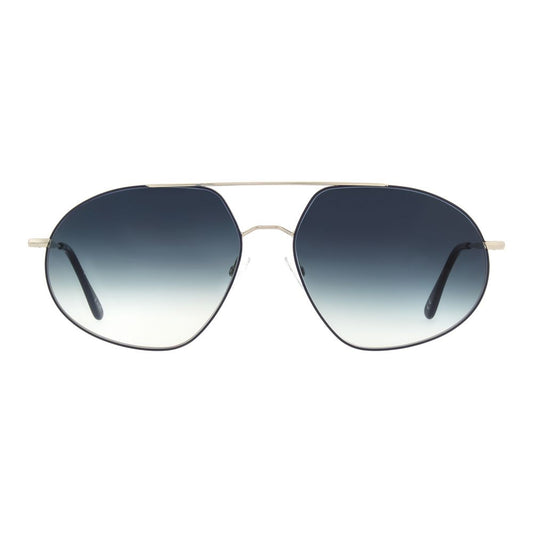 Andy Wolf Silver Metal Sunglasses – Aviator Style with Grey Lenses