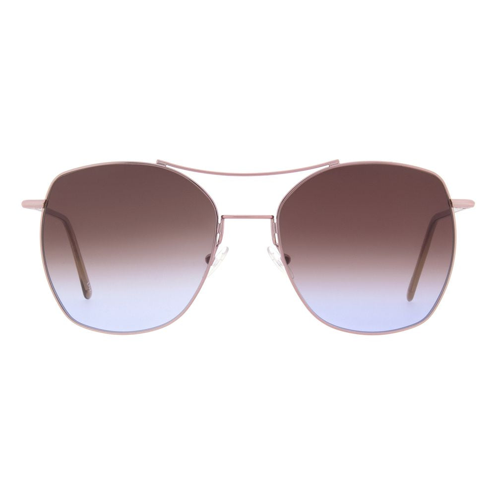 Andy Wolf Women’s Sunglasses – Brown Cat Eye Frame, Brown Lenses