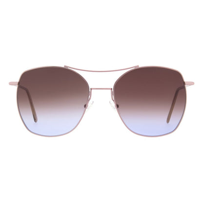Andy Wolf Women’s Sunglasses – Brown Cat Eye Frame, Brown Lenses