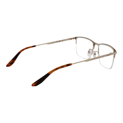 BMW Men's Optical Glasses – Black Half-Rim Frame, 55mm