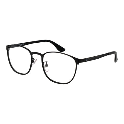 BMW Men's Optical Glasses – Black Round Full-Rim Frames