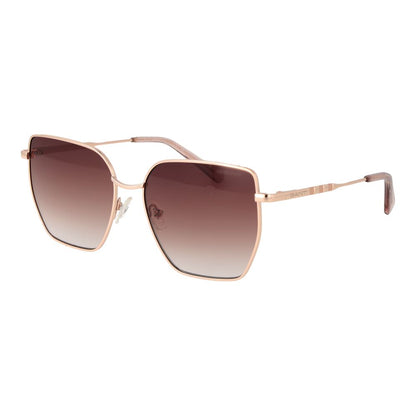 Gant Women’s Sunglasses – Rose Gold Square Frame, Gradient Lenses