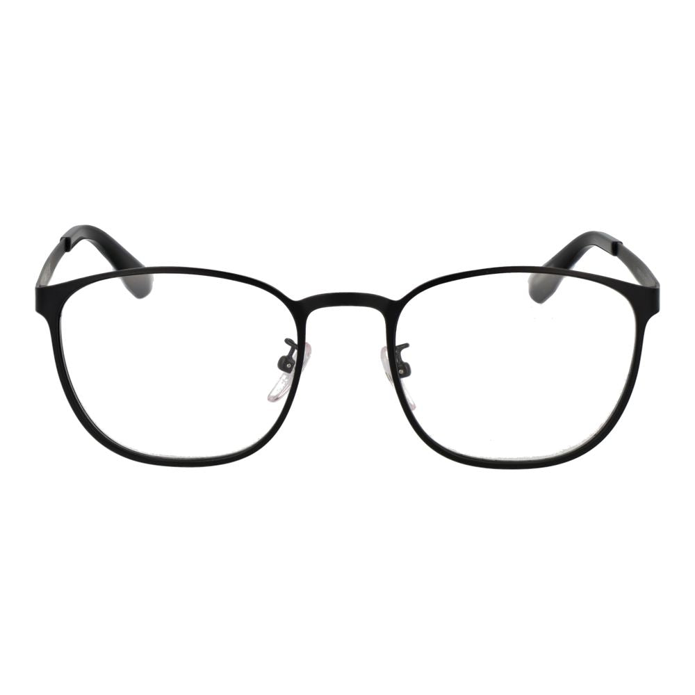 BMW Men's Optical Glasses – Black Round Full-Rim Frames