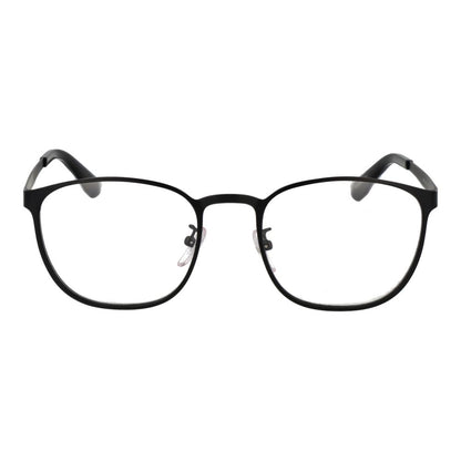 BMW Men's Optical Glasses – Black Round Full-Rim Frames