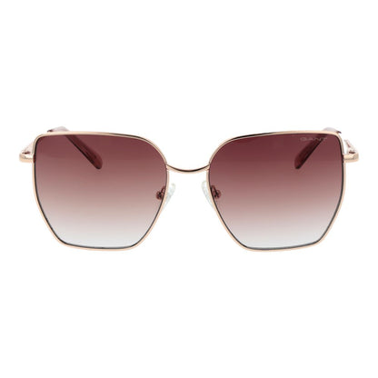 Gant Women’s Sunglasses – Rose Gold Square Frame, Gradient Lenses