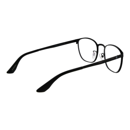 BMW Men's Optical Glasses – Black Round Full-Rim Frames