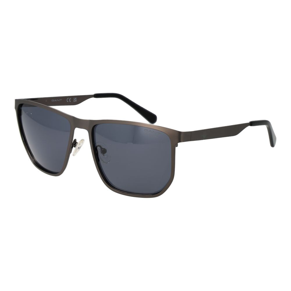 Gant Men’s Sunglasses – Grey Square Frame, Polarized Lenses