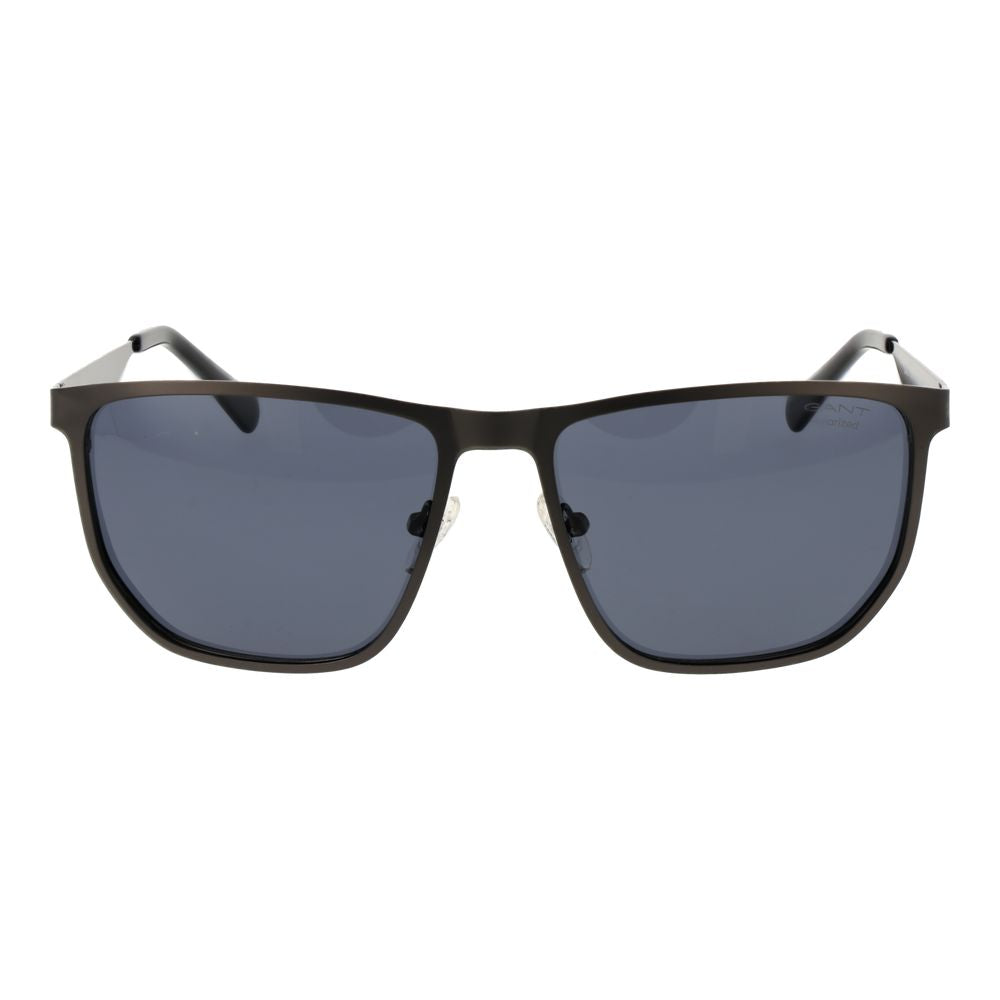 Gant Men’s Sunglasses – Grey Square Frame, Polarized Lenses