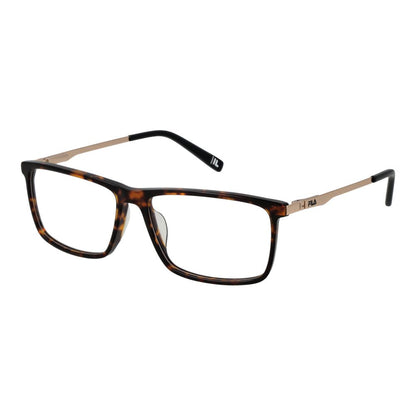 Fila Brown Demo-Lens Optical Glasses – Rectangle Full-Rim Frame