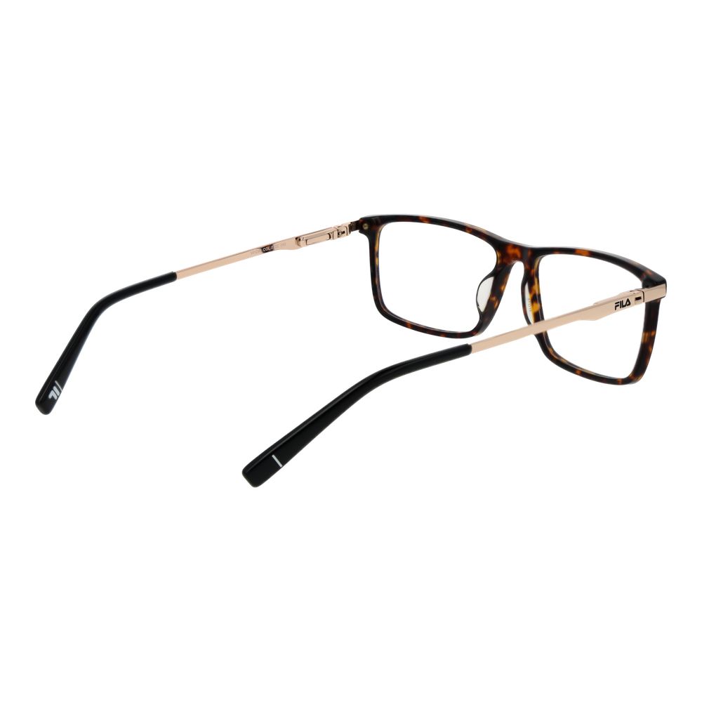 Fila Brown Demo-Lens Optical Glasses – Rectangle Full-Rim Frame