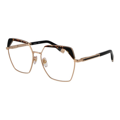 Furla Women’s Optical Glasses – Rose Gold Full-Rim Frame, 55mm