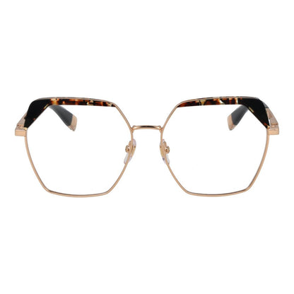 Furla Women’s Optical Glasses – Rose Gold Full-Rim Frame, 55mm