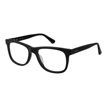Police Men's Optical Glasses – Black Full-Rim Frame, 52mm