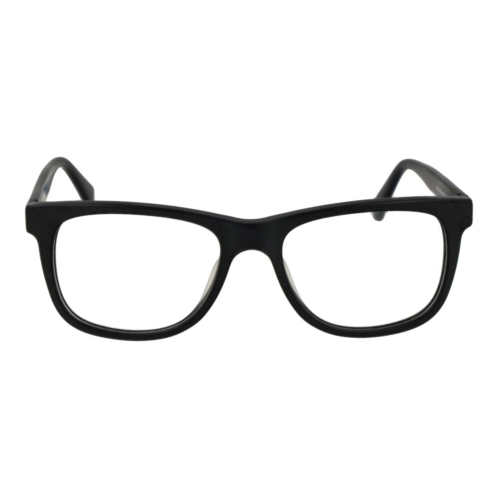 Police Men's Optical Glasses – Black Full-Rim Frame, 52mm