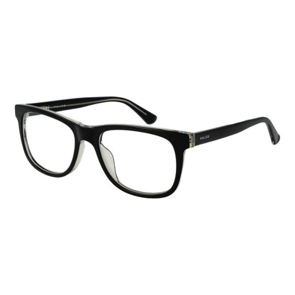 Police Men's Optical Glasses – Black Full-Rim Frame, 52mm