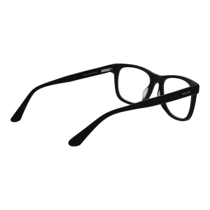 Police Men's Optical Glasses – Black Full-Rim Frame, 52mm