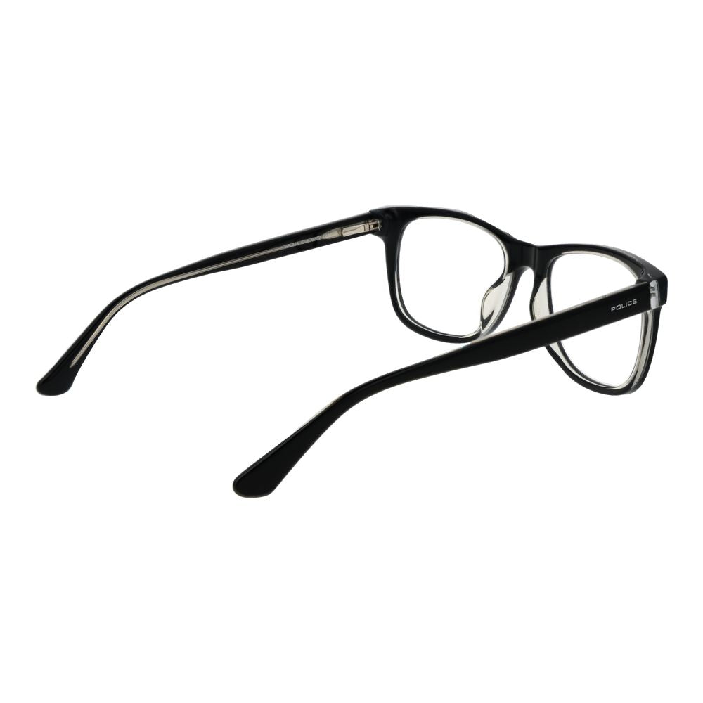 Police Men's Optical Glasses – Black Full-Rim Frame, 52mm