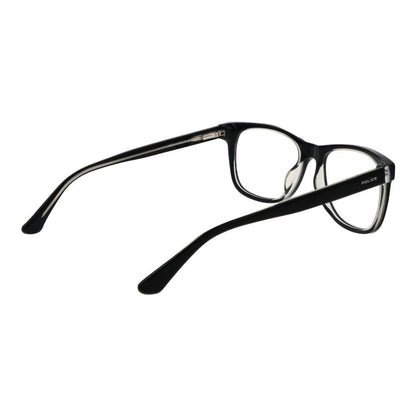 Police Men's Optical Glasses – Black Full-Rim Frame, 52mm