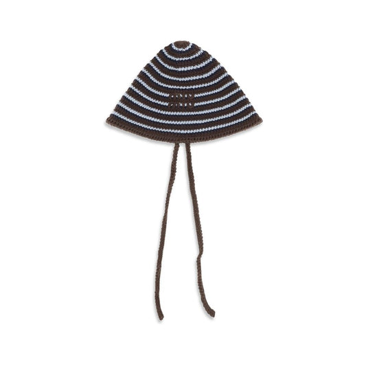 Miu Miu Brown Cotton Sunhat Crochet Hat