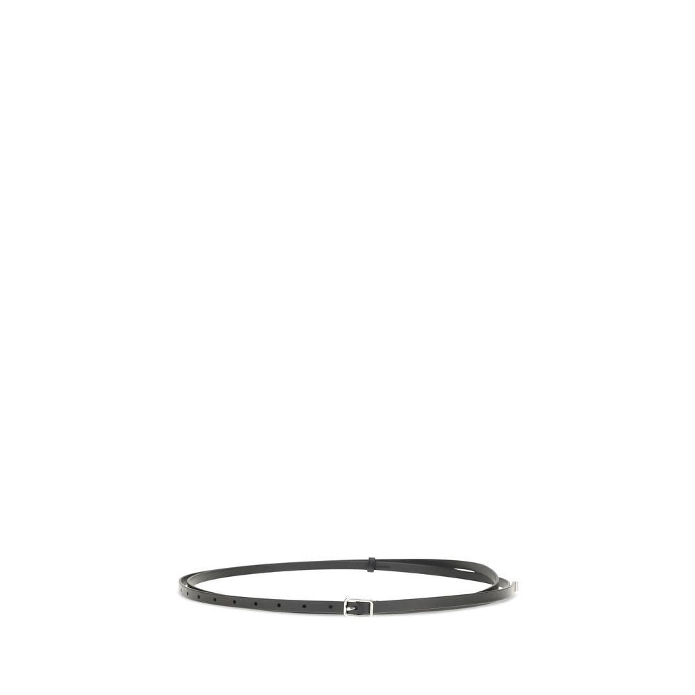 Givenchy Black Calf Leather Double Belt