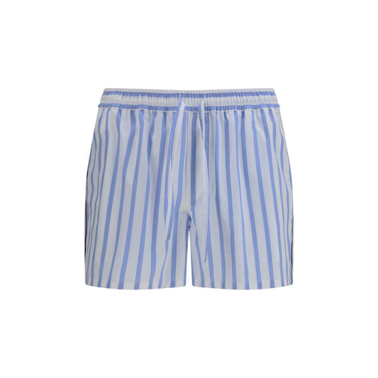 Dolce & Gabbana Striped Cotton Bermuda Shorts