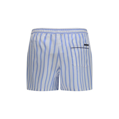 Dolce & Gabbana Striped Cotton Bermuda Shorts