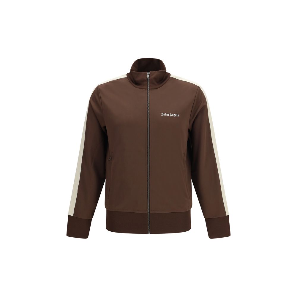 Palm Angels Brown Classic Logo Track Jacket